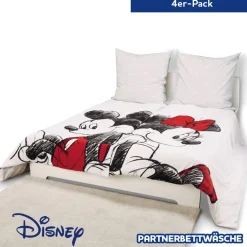 Baumwoll-Bettwäsche 4er-Pack