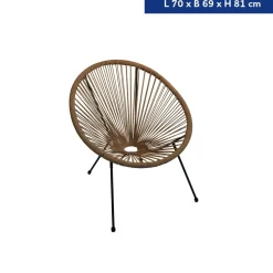 Indoor & Outdoor Loungesessel LIMA