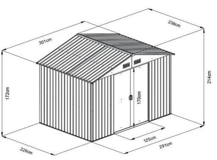 XXL-Gerätehaus